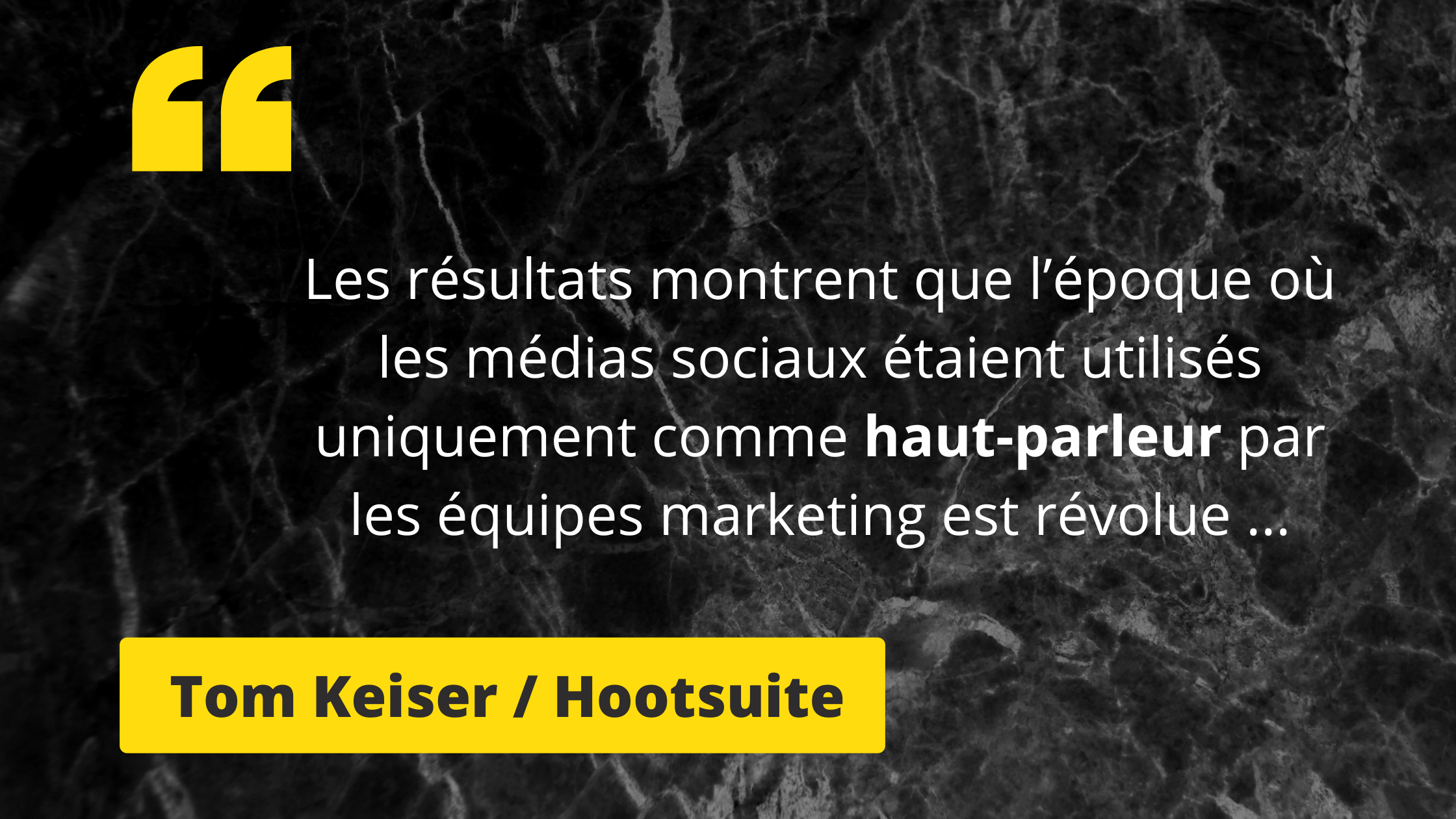 Hootsuite - hauts parleur