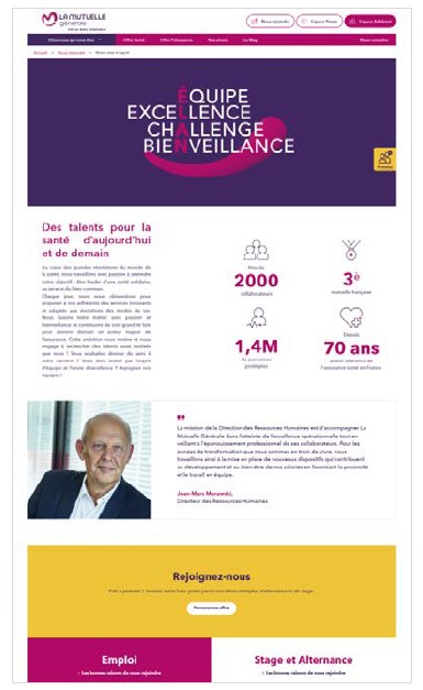 La Mutuelle Générale repense son dispositif de recrutement et sa marque employeur