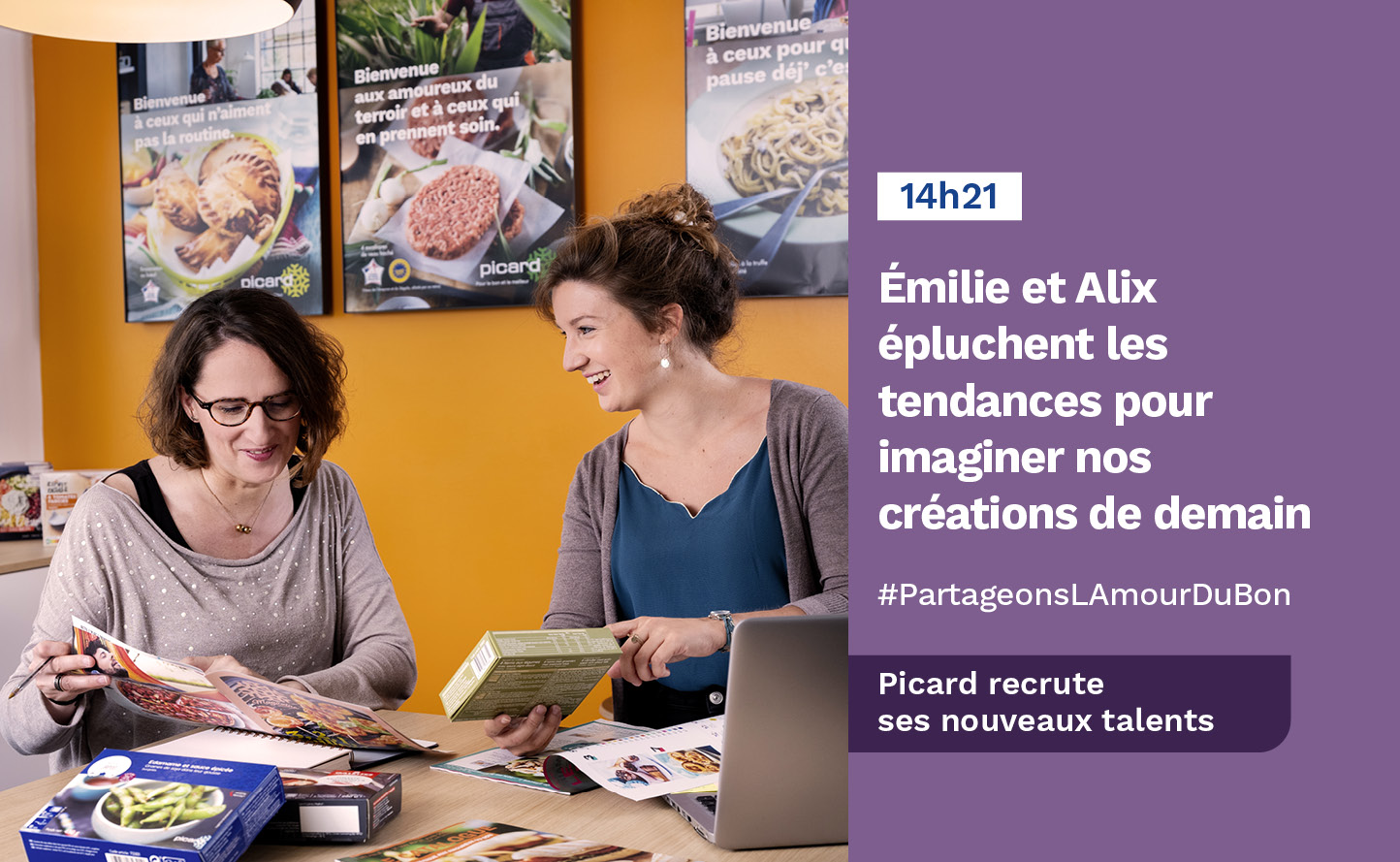 Picard Campagne de recrutement - Alix et Emilie