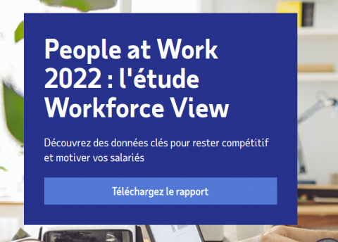 People at Work 2022 - l'étude Workforce View »
