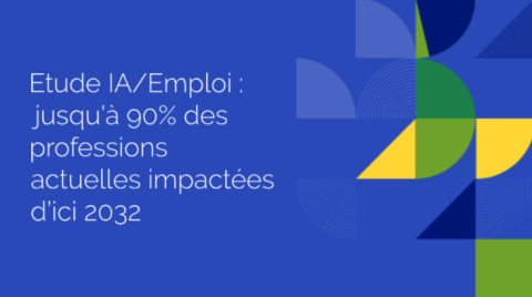 Etude IA/Emploi : jusqu'à 90% des professions actuelles impactées d’ici 2032