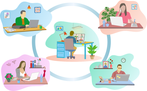 Télétravail, travail hybride : quel état des lieux 4 ans plus tard ?