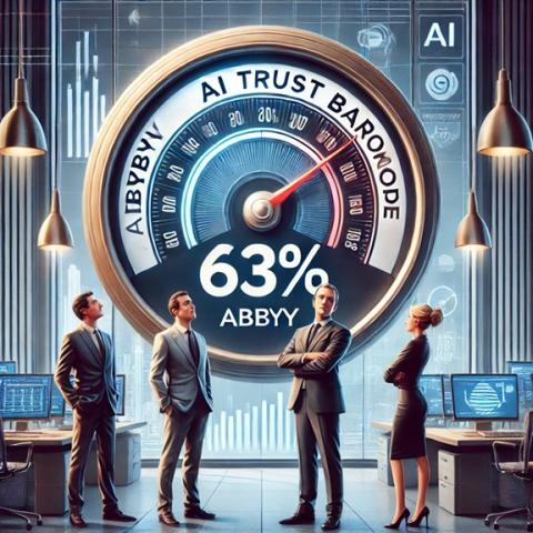 ABBYY AI Trust Barometer: 63 % des entreprises françaises adoptent l'IA par peur de l'obsolescence