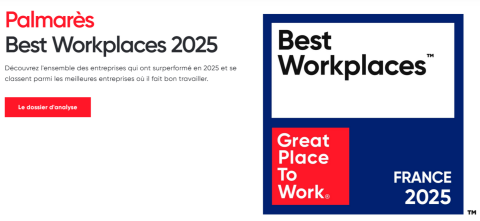 Great Place to Work® France dévoile le palmarès 2025 des 100 entreprises ou il fait bon travailler