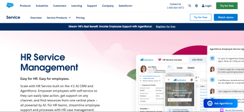 Salesforce lance Agentforce for HR Service, des agents IA au service des équipes RH et des collaborateurs