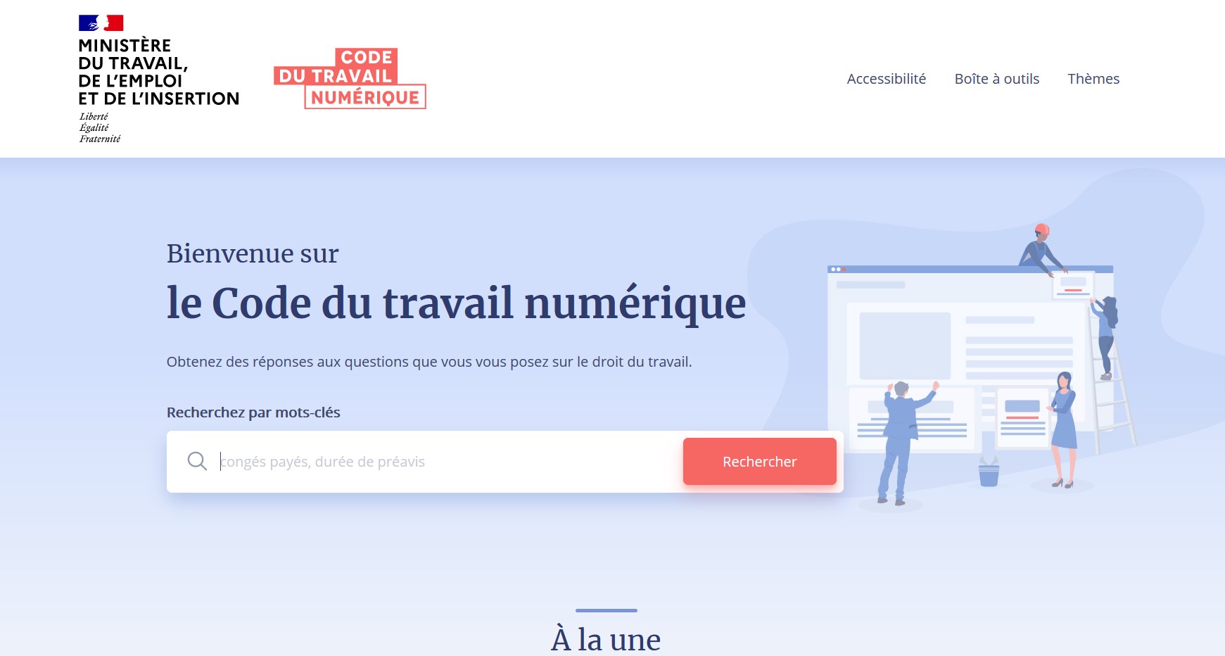 Code du travail numérique