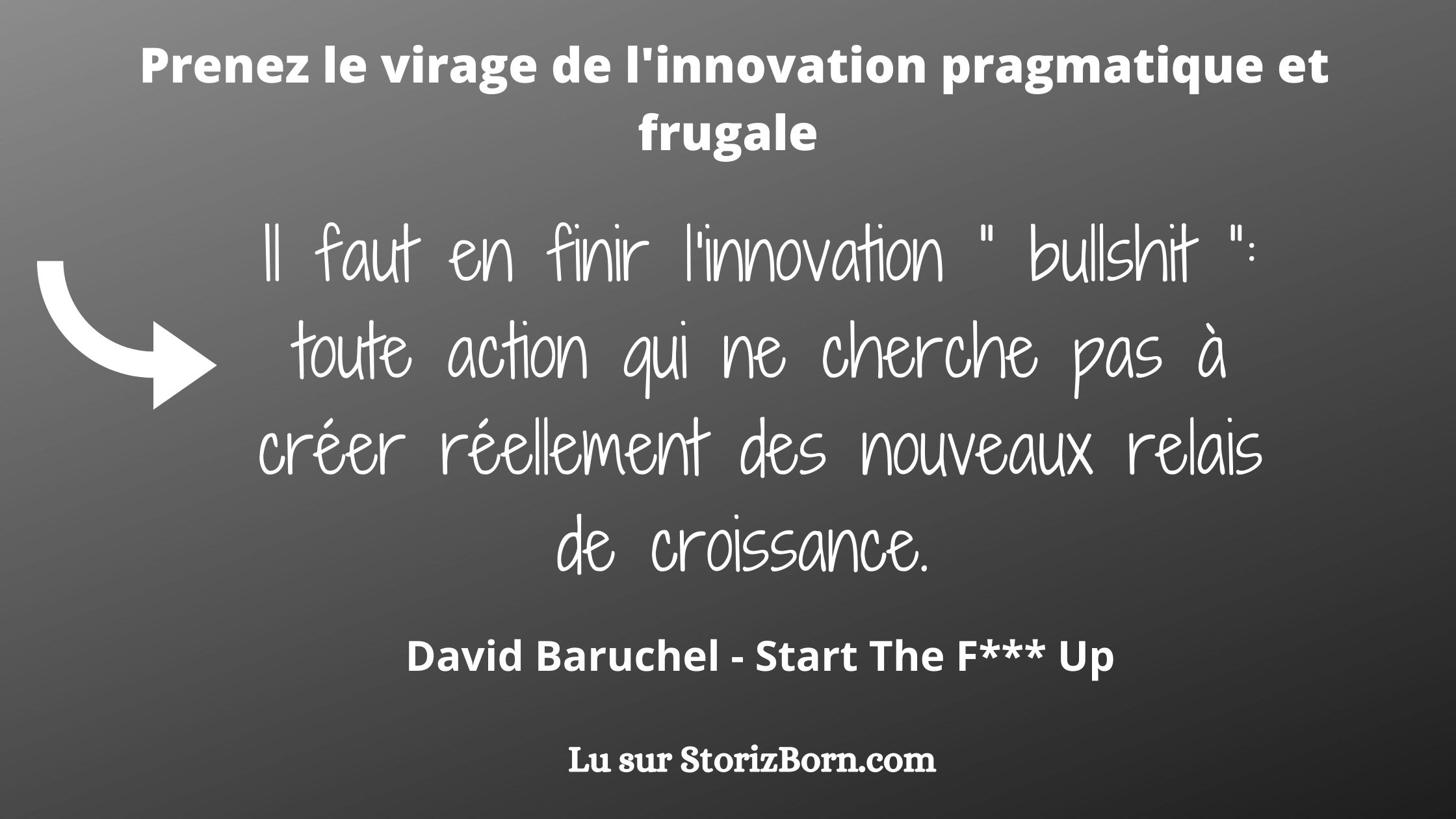 Il faut en finir l'innovation bullshit