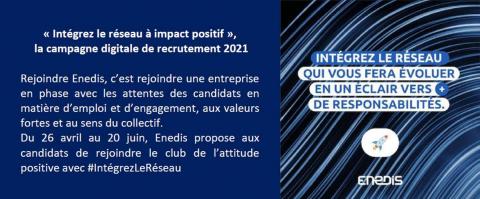  Enedis lance une campagne marque employeur