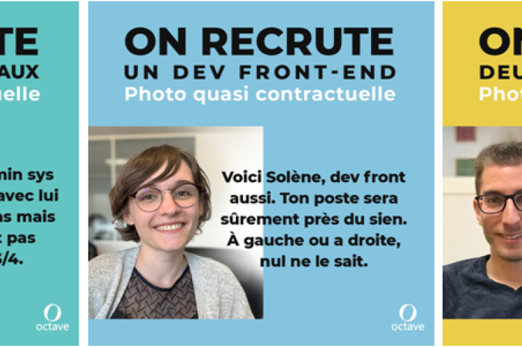  Octave Recrutement - 17 postes à pourvoir