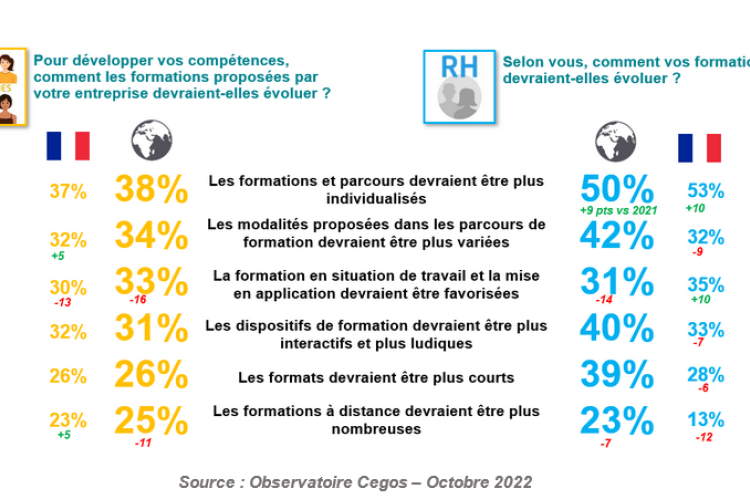 cegos Enjeux formation pour demain : individualisation et diversification des modalités