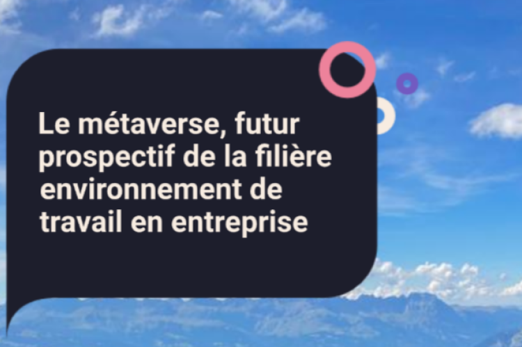 Le métaverse, futur prospectif de la filière environnement de travail en entreprise